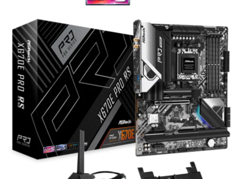 Placa Madre ASRock X670E Santiago 