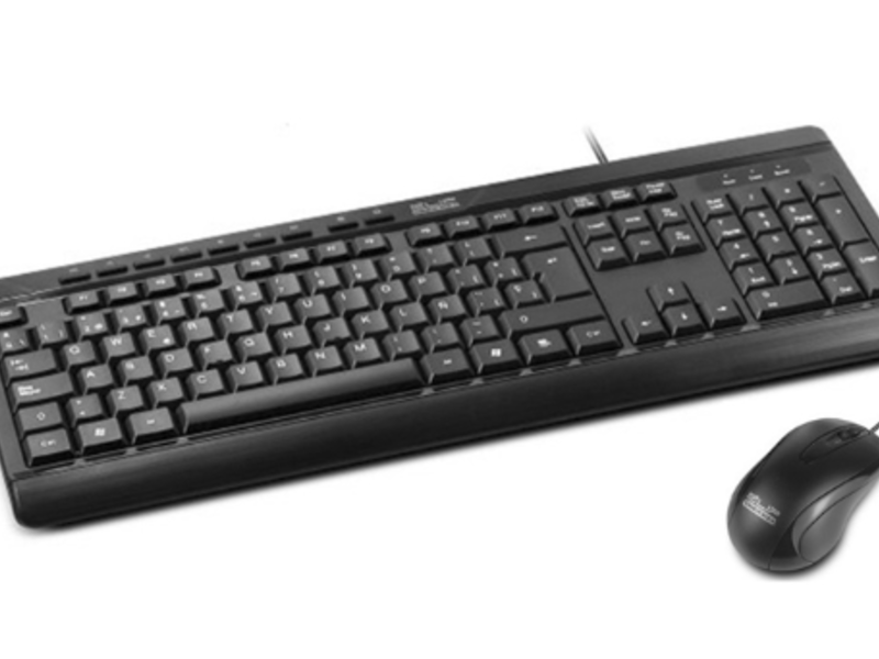 Kit Teclado Mouse Wired Santiago 