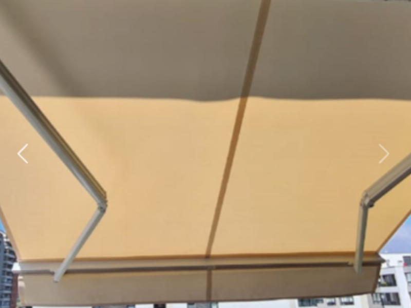 Toldo manual 4x3, crudo  Santiago