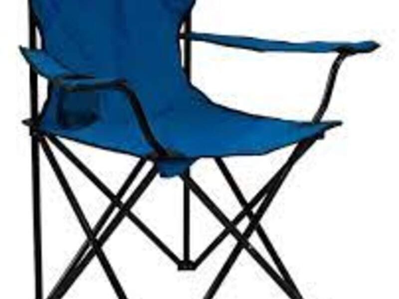 silla camping azulada en chile