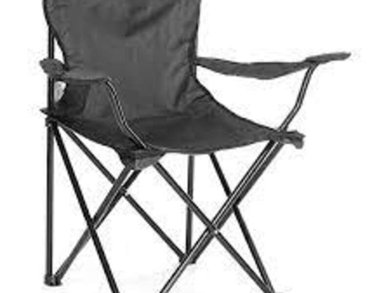 silla plegable gris en chile