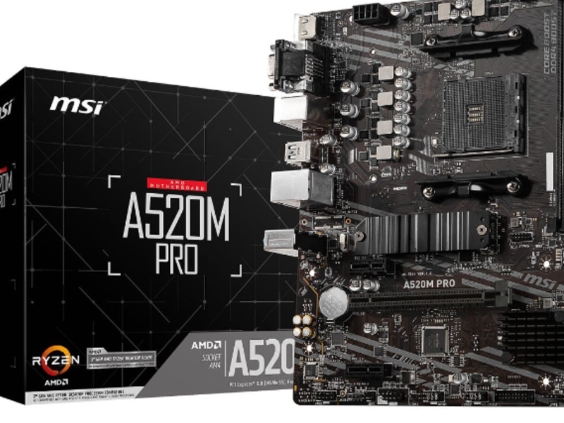 AMD MSI A520M Viña 
