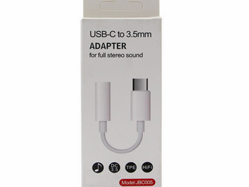 Adaptador USB-C a 3.5mm JBC005 Viña Mar