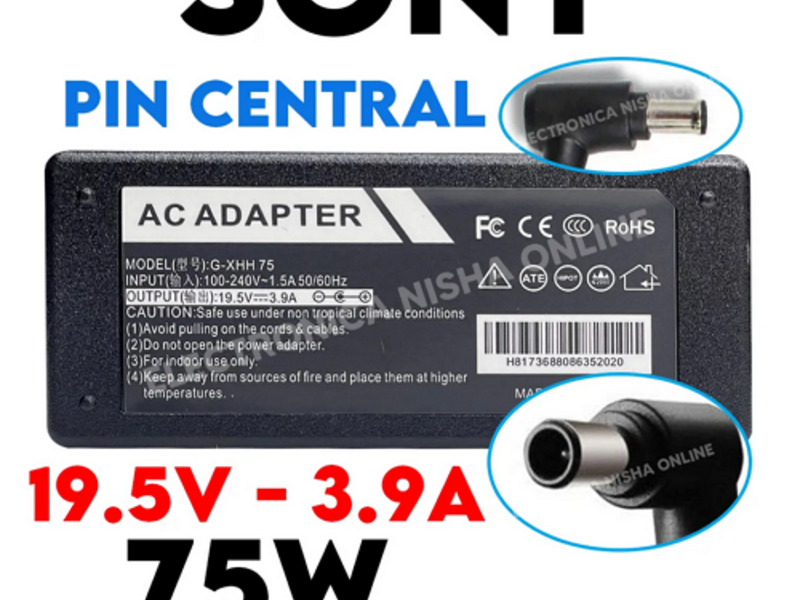 Cargador Sony 19.5V 3.9A Viña Mar