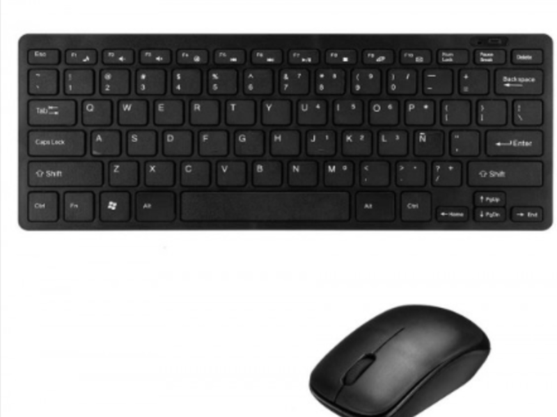 Kit Teclado y Mouse k03 Negro