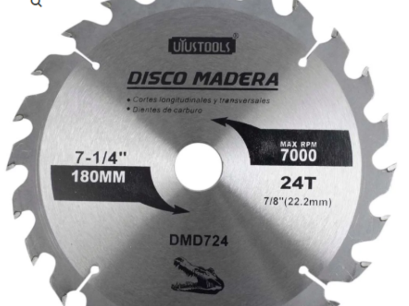 Disco Sierra Circular (Madera)  Los Condes