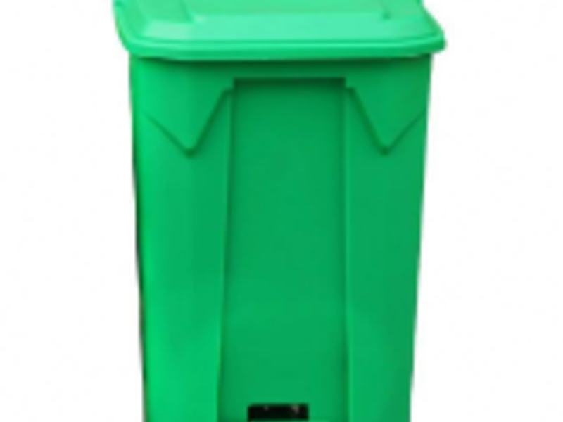Basurero 40 Litros Pedal Verde  Santiago 