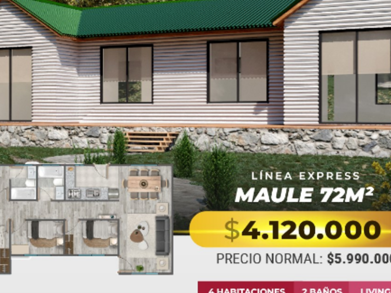 Venta casa Prefabricada Chile 