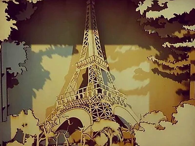LÁMPARA CUADRO PARÍS CHILE