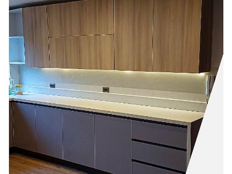 Cocina granito blanco Chile