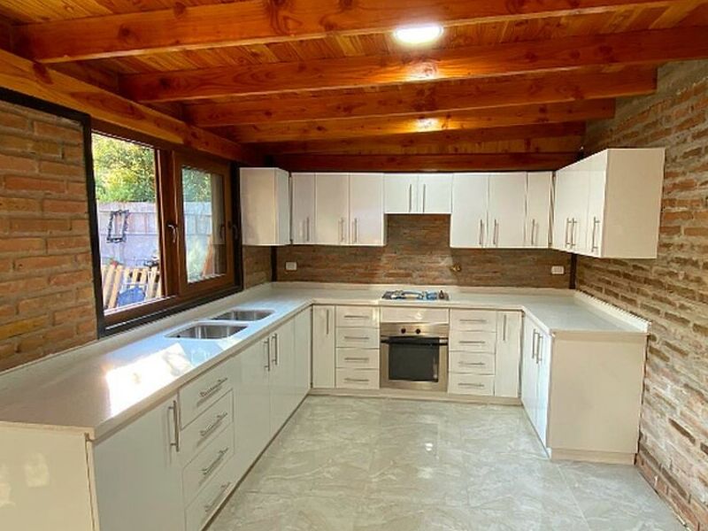 Cocina blanco brillo Chile 