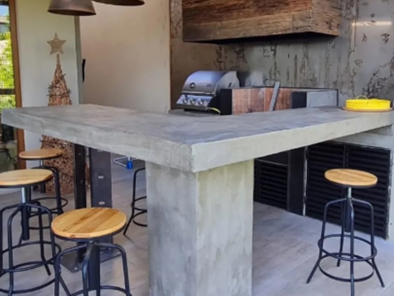 Revestimiento madera cocina Chile 