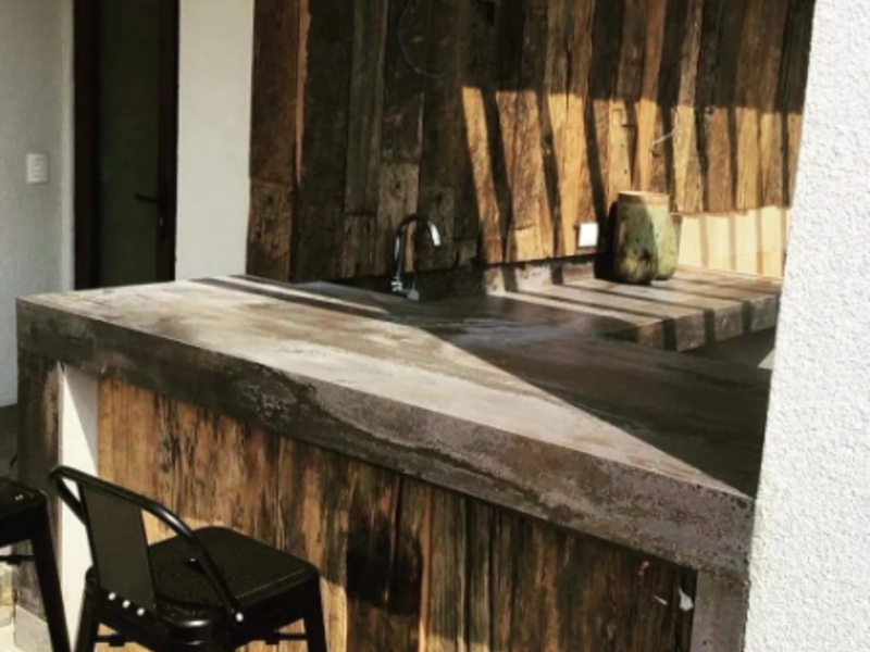 Revestimiento madera comedor  Chile 