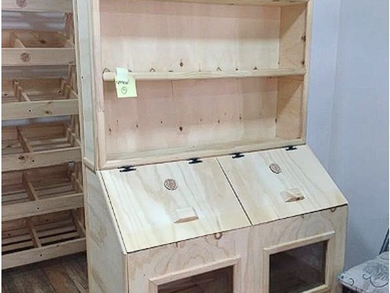 MUEBLE MADERA BLANCA CHILE