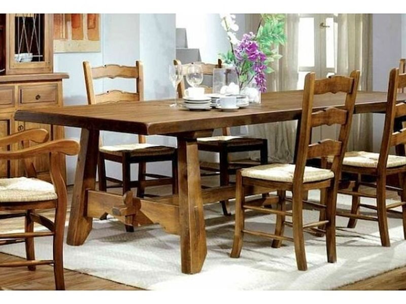 Comedor madera 6 puestos