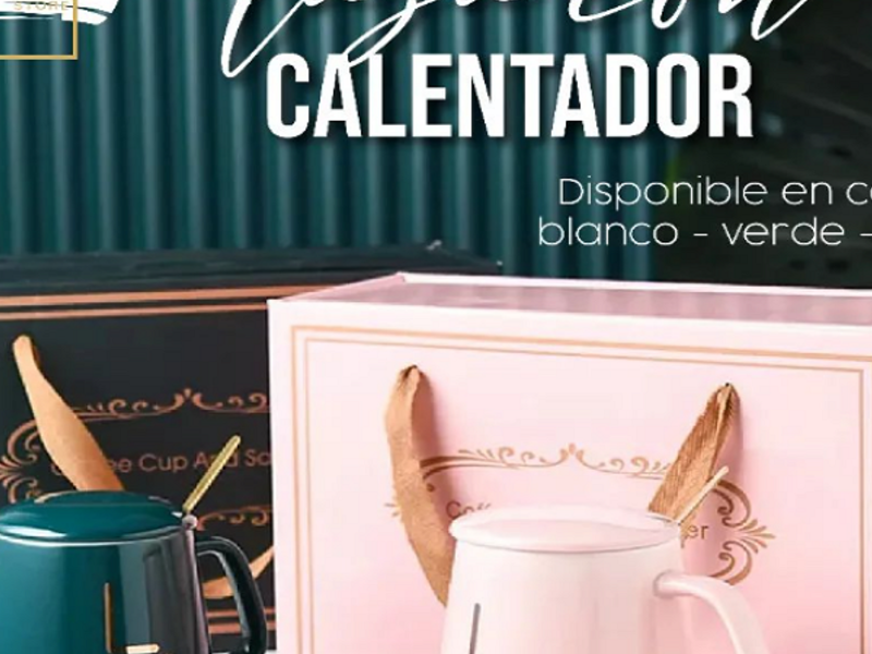 Taza con calentador eléctrico