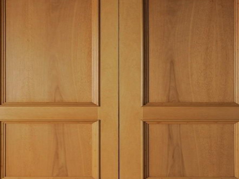 Puerta Doble Castell enchape Mara