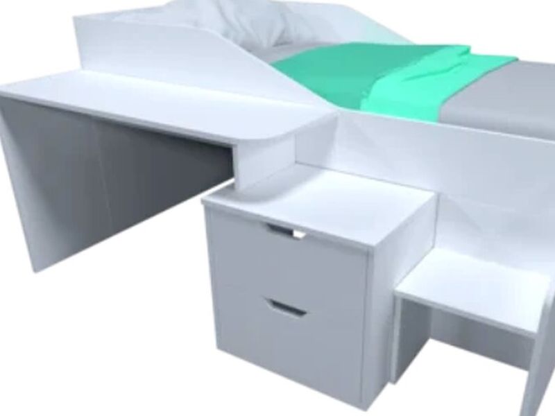 Cama Con Escritorio Santiago