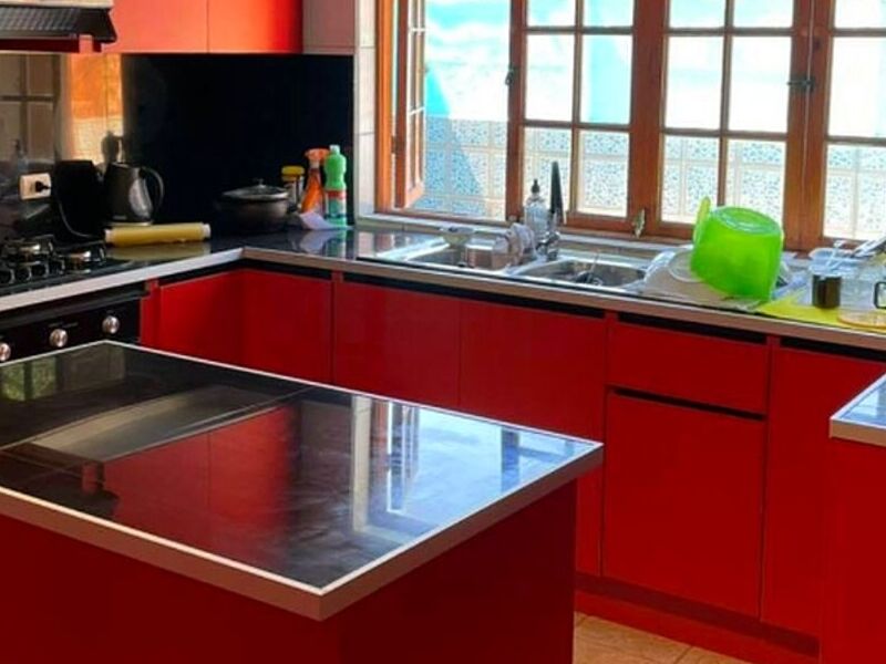 MUEBLES COCINA ROJOS CHILE