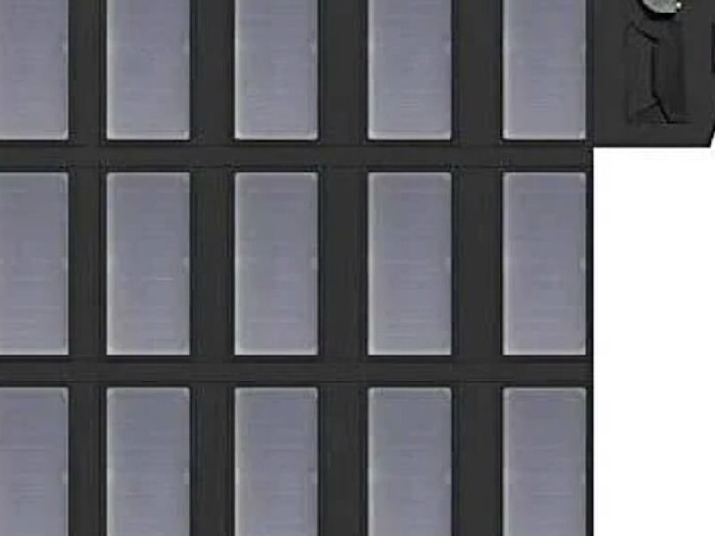 Panel Solar Externo/Color Negro
