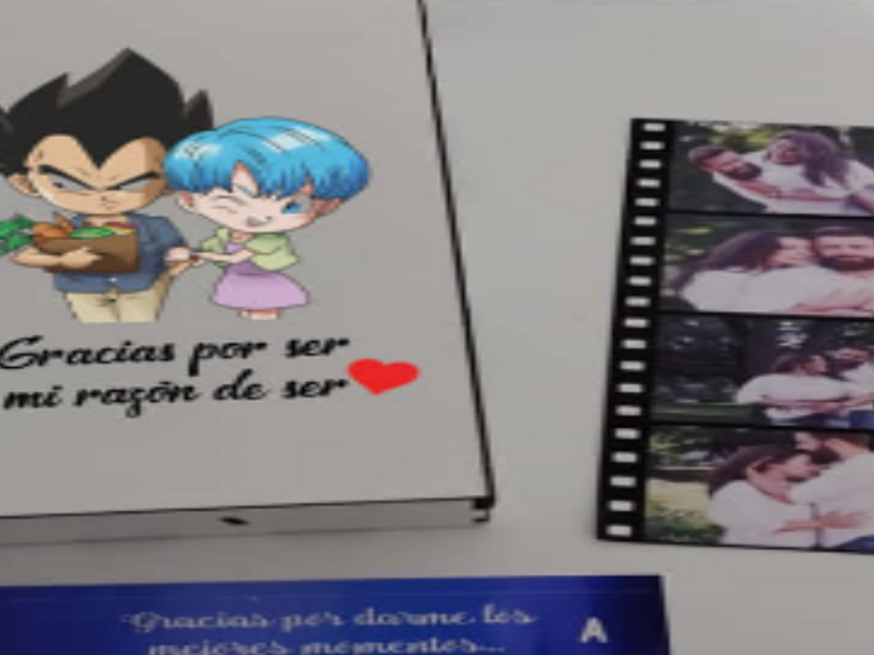 Caja con tapa personalizada 