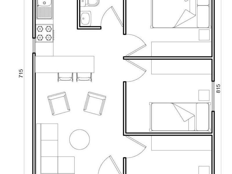 casa Modelo Rupanco en Santiago