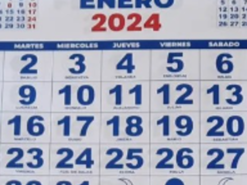 Calendario decorativo Talca