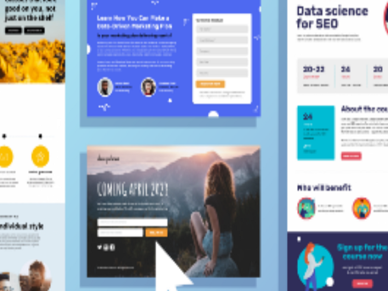 Landing page 