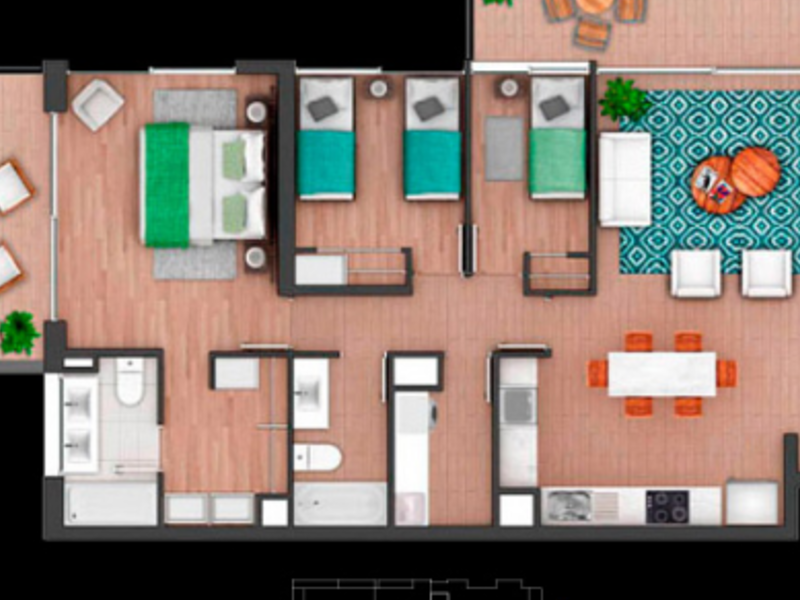 Venta Apartamento edificio Chile