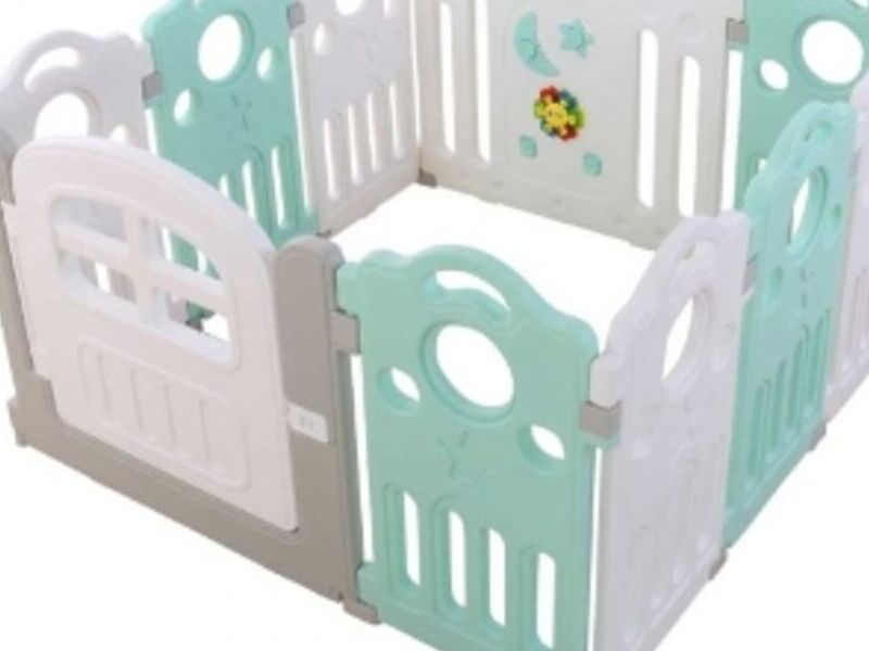 Corral bebé Altura 70 cm verde agua Chile