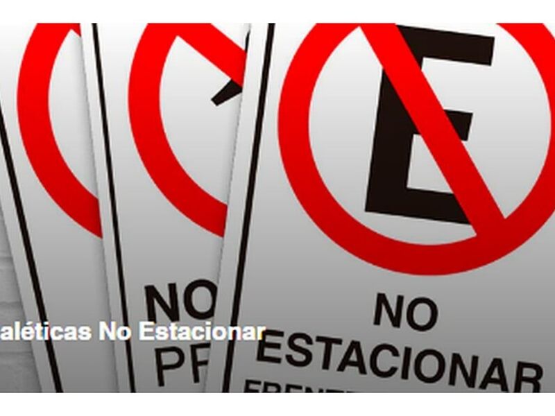 Señaléticas no estacionar