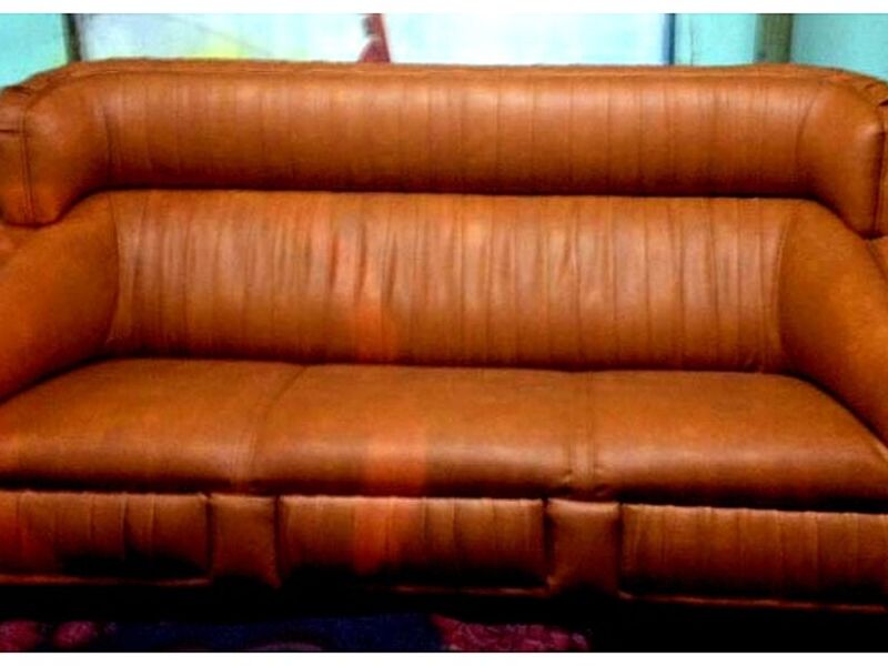 SOFA DOS PLAZAS CUERO CHILE