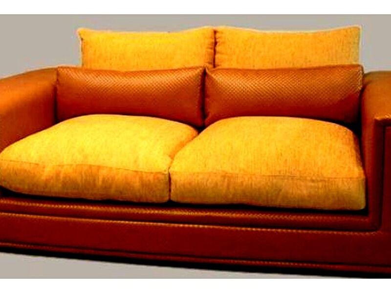 SOFA DOS PLAZAS AMARILLO CHILE