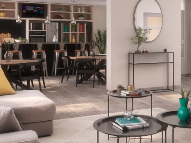 Venta Apartamento edificio Santa Isabel Chile