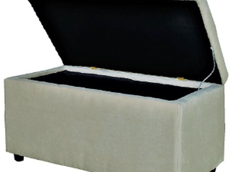 Banqueta Baúl Beige Chile