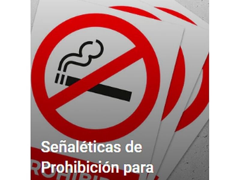 Señaléticas de Prohibición Chile 