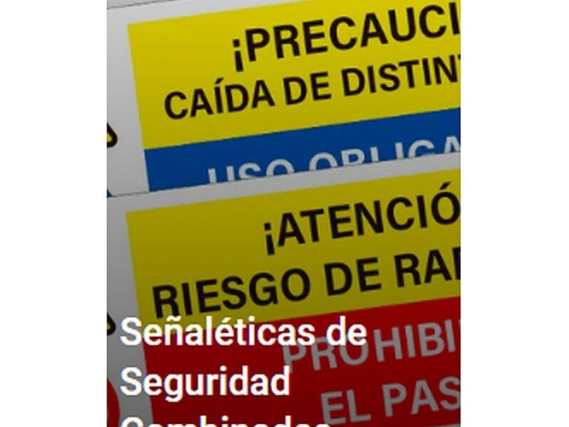 Señaléticas de Seguridad Combinadas Chile 