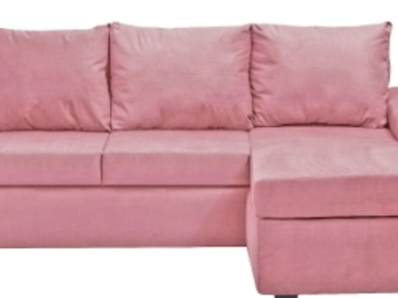 Sofá L rosado Chile