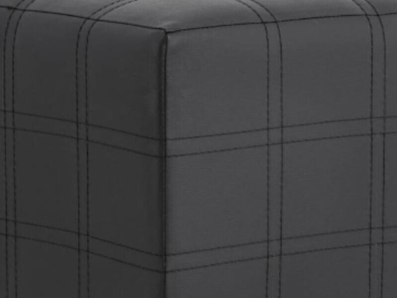 Pouf 35x35x35 cm negro Chile