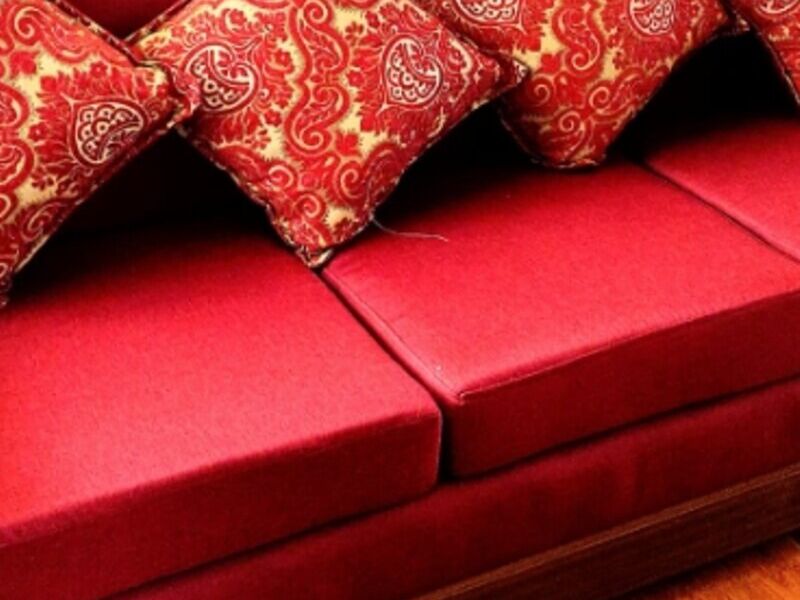Sillón 3 piezas rojo Chile