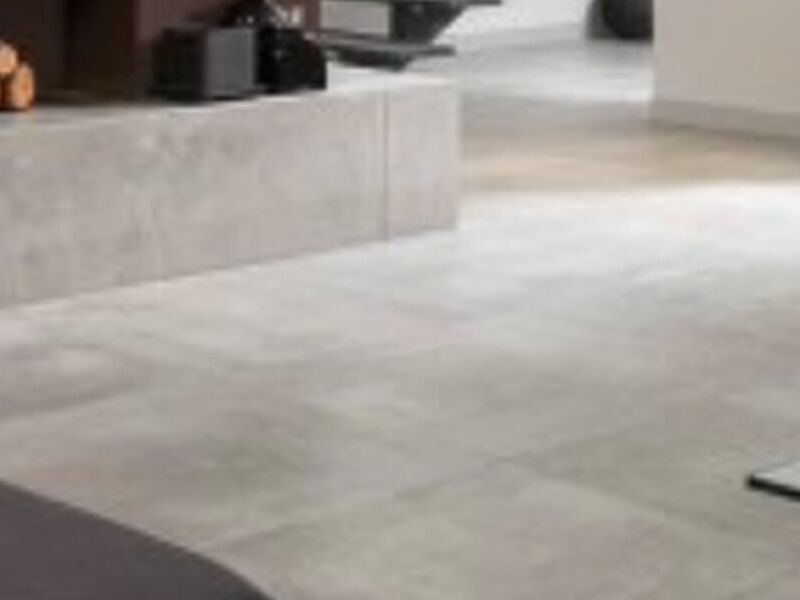 Porcelanato cemento gray chile