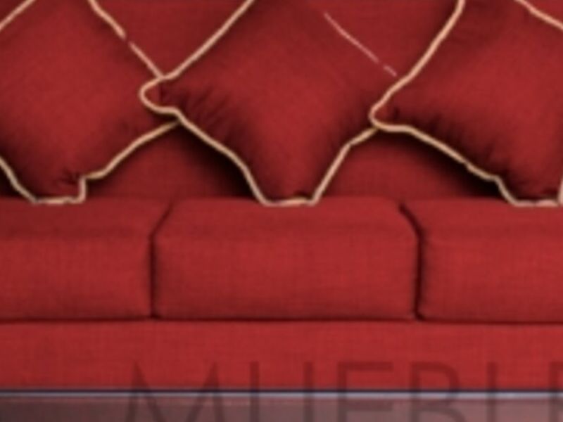 Sillón rojo lino Chile