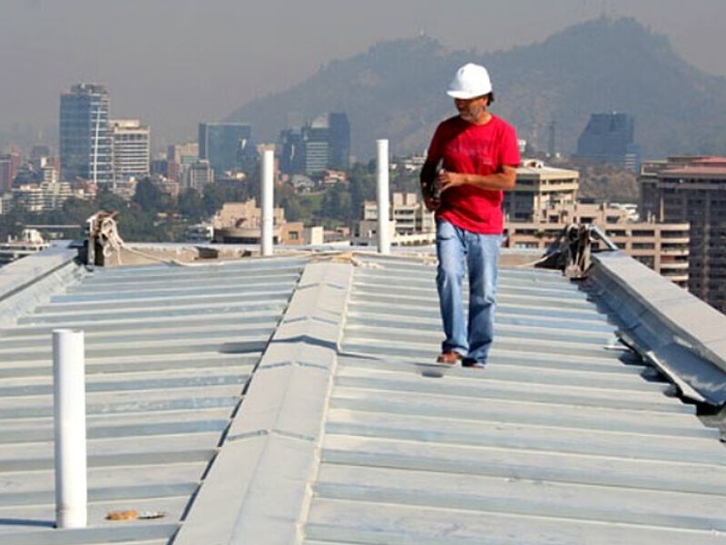 Instalación techo plancha zinc Chile