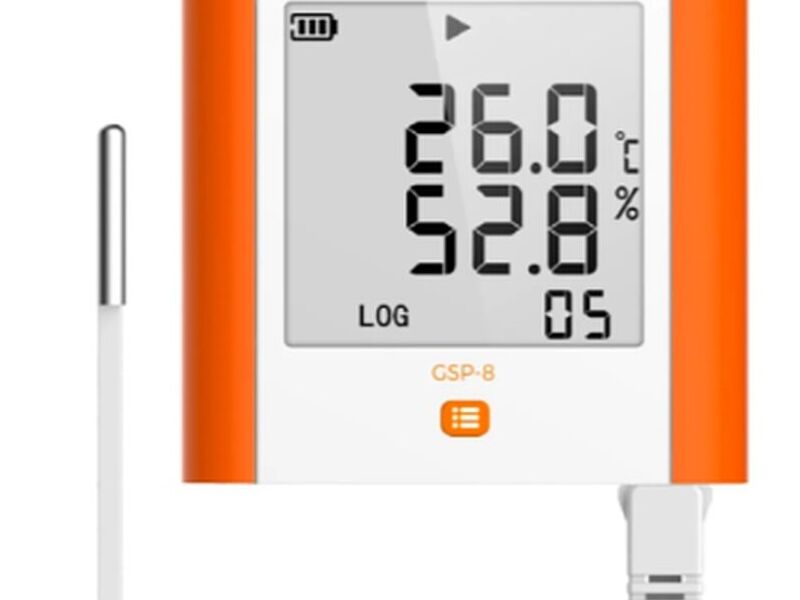 Registrador Temperatura Humedad GSP-8