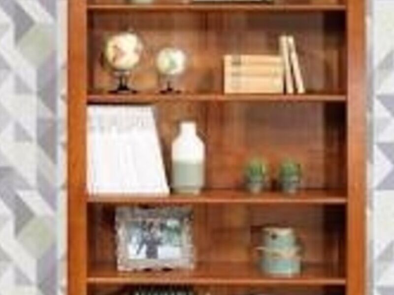 Librería madera maciza cerezo Chile