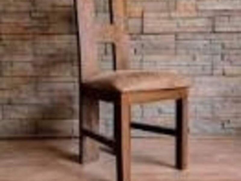 Silla acento madera nativa lingue Chile