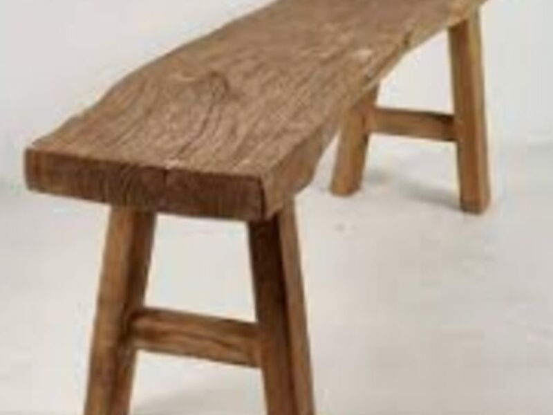 Banco madera nativa tineo Chile