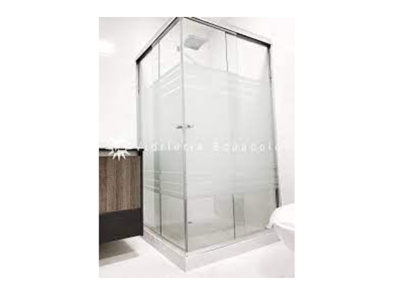 Cortinas cristal baño Santiago