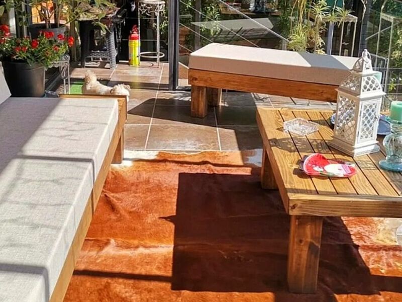 Living terraza Chile