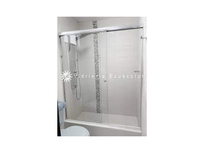 Cortinas cristal baño Santiago